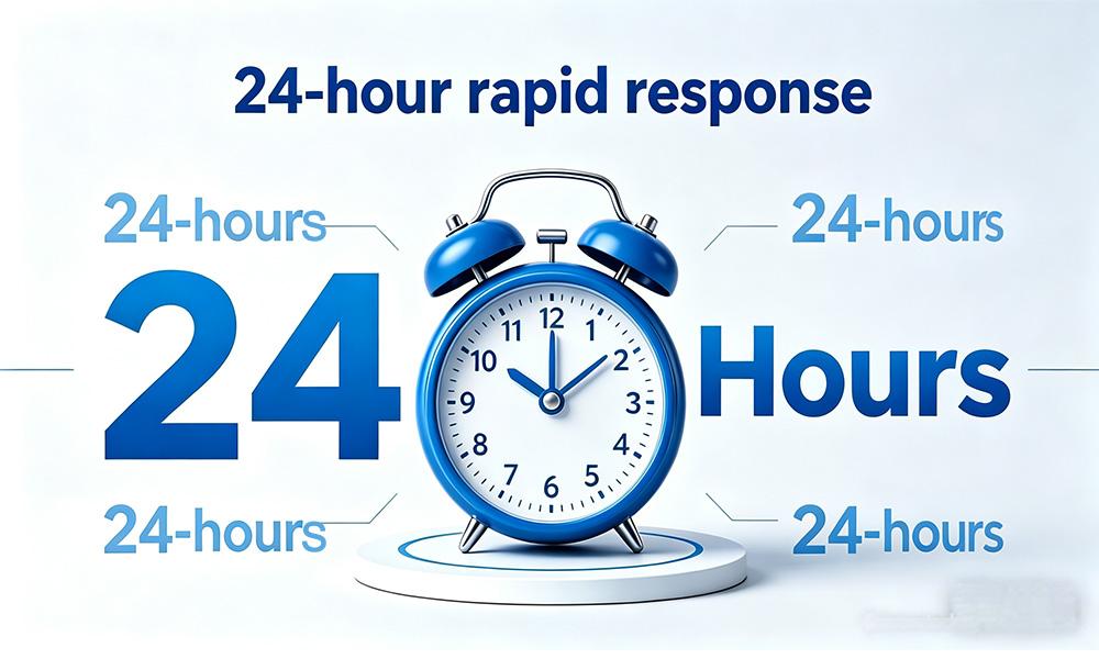 24 hours rapid response