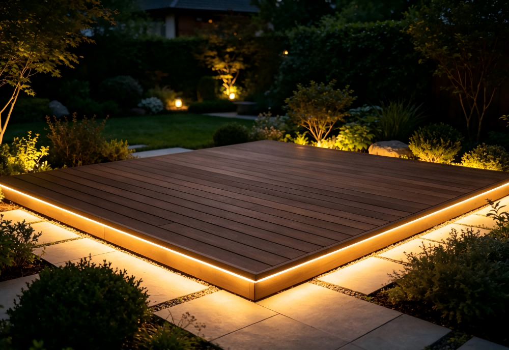 Outdoor LED Strip Light for Garden Terrace Deck Edge Lighting