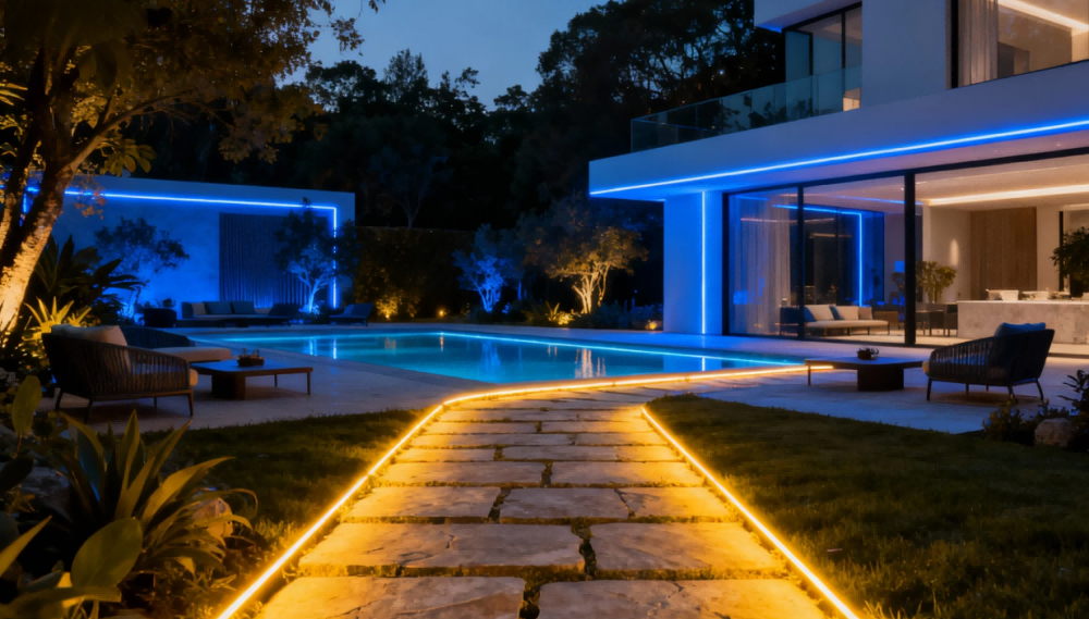 outdoor pathway led strip light