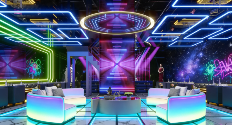 led colorful strip lights for stage and bar ambiance