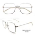 Lady Multilateral Metal Eyeglasses
