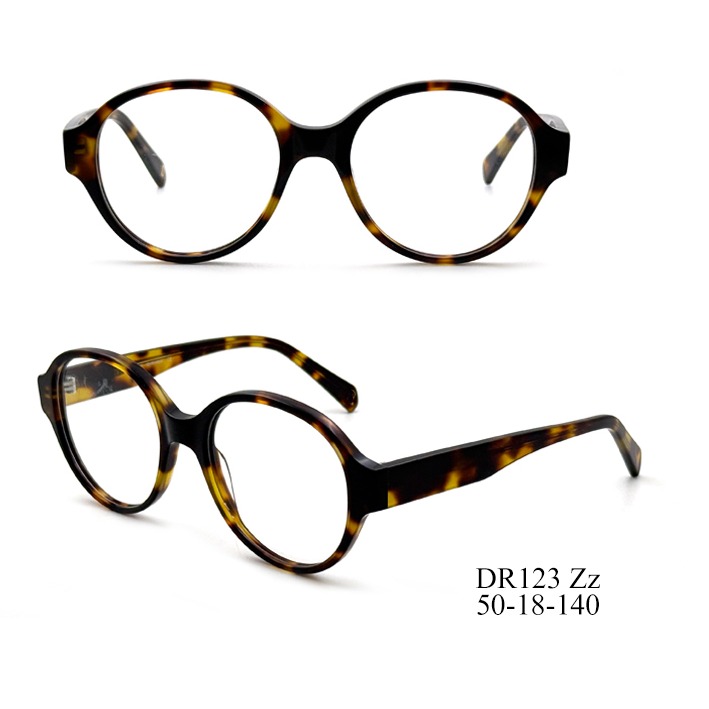 latest fashion acetate combination women polygon eyewears