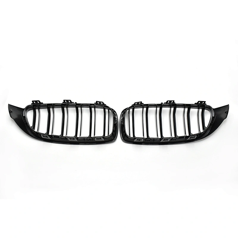 TIEAUR Gloss black Front Grilles Double line For F32