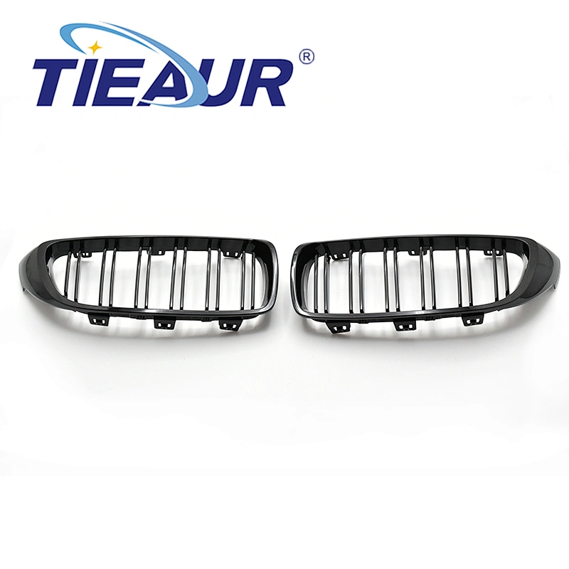 TIEAUR Gloss black Front Grilles Double line For F32