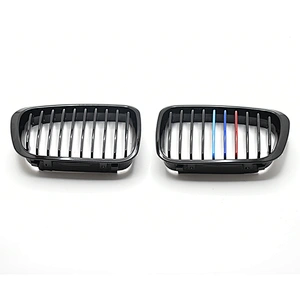 TIEAUR ABS Auto Car Front Bumper Grilles E46,318,320,325,328  2 door 98-01 single line 3 colors