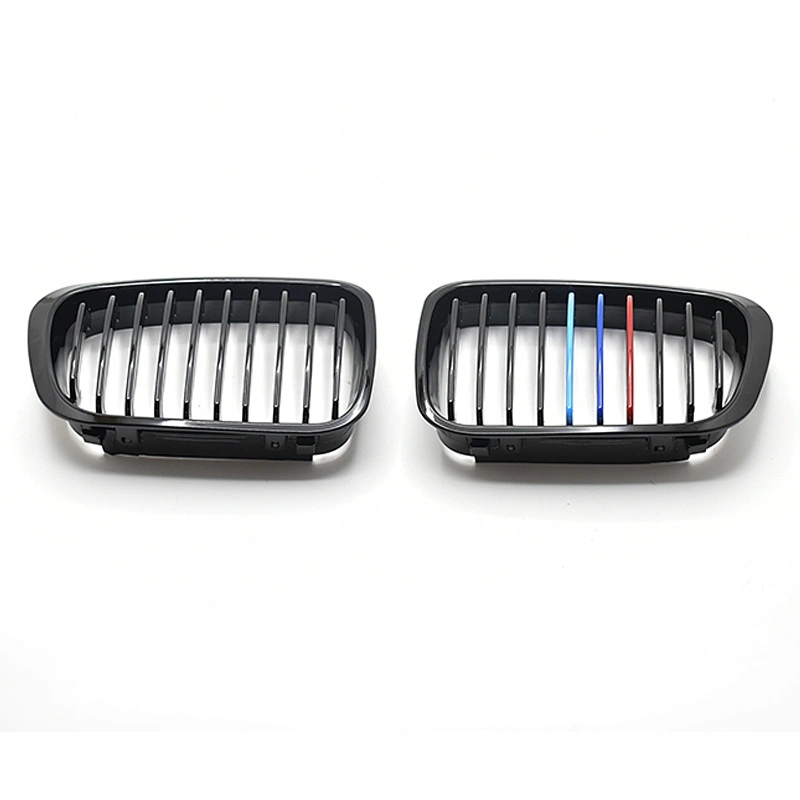 TIEAUR ABS Auto Car Front Bumper Grilles E46,318,320,325,328  2 door 98-01 single line 3 colors