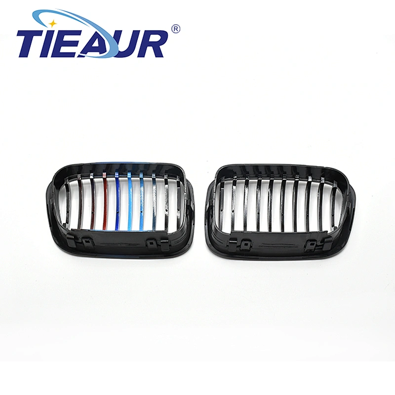 TIEAUR ABS Auto Car Front Bumper Grilles E46,318,320,325,328  2 door 98-01 single line 3 colors