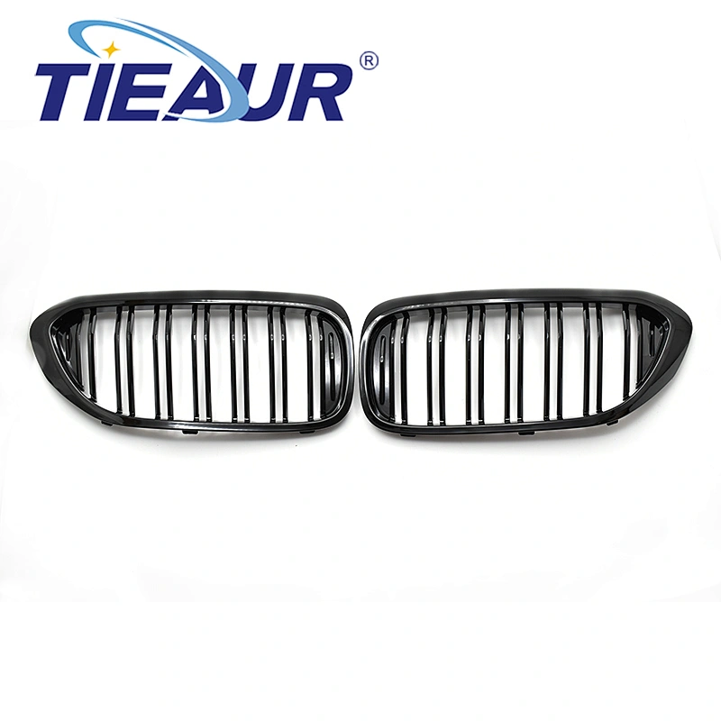 TIEAUR Gloss black Front Grilles Double line For G30 G38