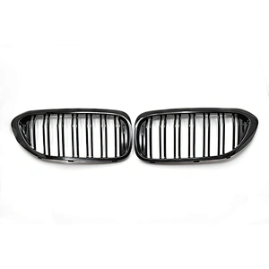 TIEAUR Gloss black Front Grilles Double line For G30 G38