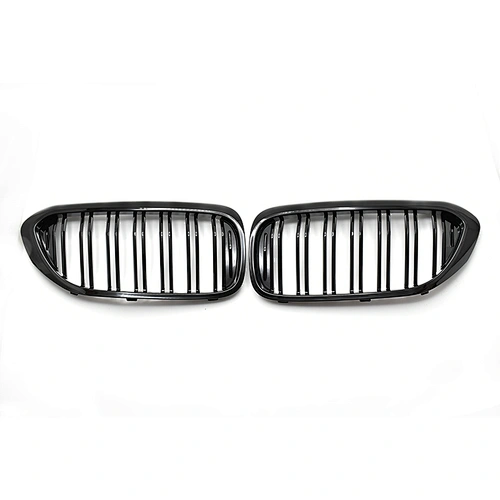 TIEAUR Gloss black Front Grilles Double line For G30 G38