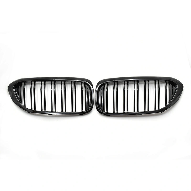 TIEAUR Gloss black Front Grilles Double line For G30 G38