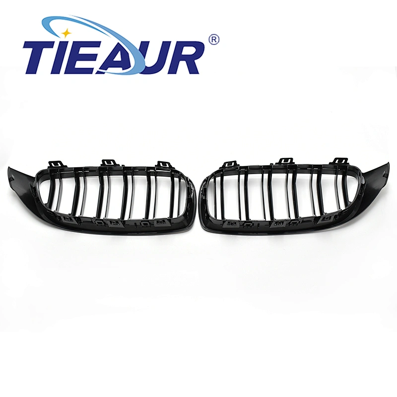 TIEAUR Gloss black Front Grilles Double line For F32