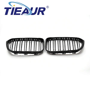 TIEAUR Gloss black Front Grilles dual line For F20 16-18