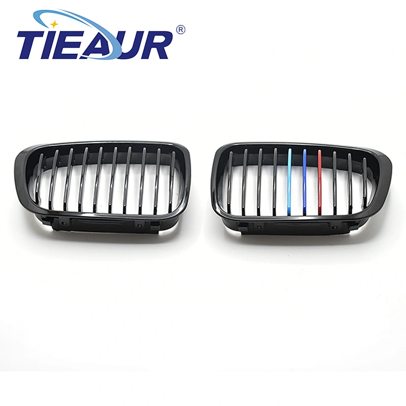 TIEAUR ABS Auto Car Front Bumper Grilles E46,318,320,325,328  2 door 98-01 single line 3 colors