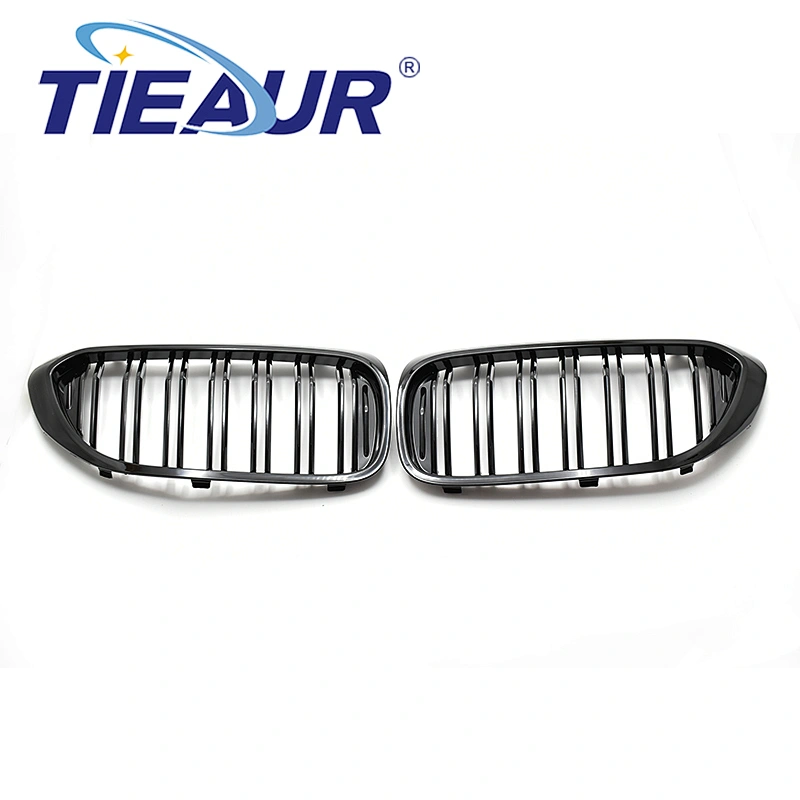 TIEAUR Gloss black Front Grilles Double line For G30 G38