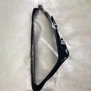 TIEAUR New Style Car Transparent Black border Headlight Lens Cover for S60 18-22