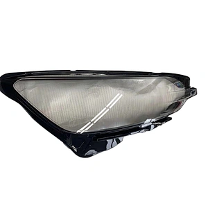 TIEAUR New Style Car Transparent Black border Headlight Lens Cover for S60 18-22