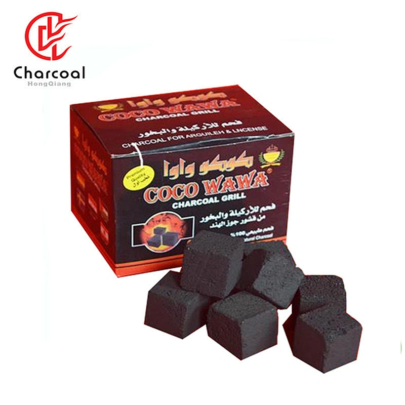 HongQiang Coconut Shell Hookah Cube Shisha Charcoal Briquette for Wholesale
