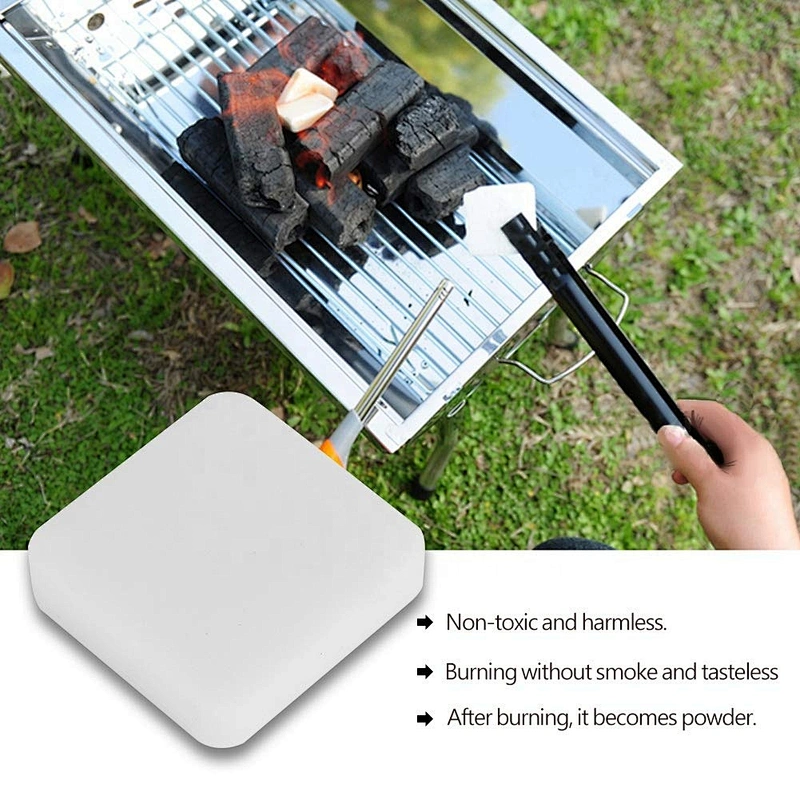 HQS-012 HongQiang White Charcoal Firelighter Hexamine Solid Fuel Tablets for Outdoor Camping