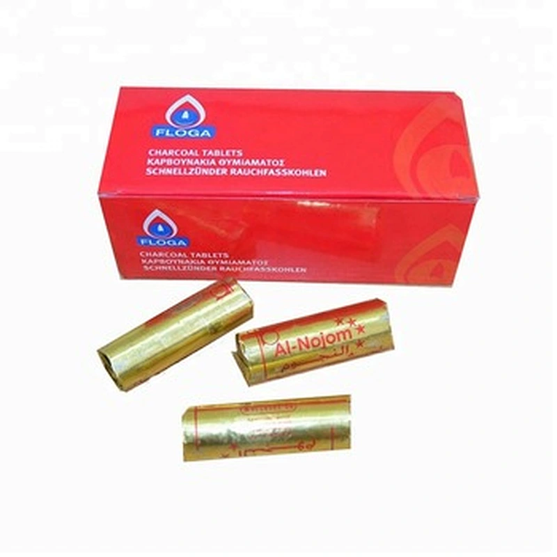 HQRH35120 HongQiang Smokeless Quick Light 35mm Round Charcoal for Incense