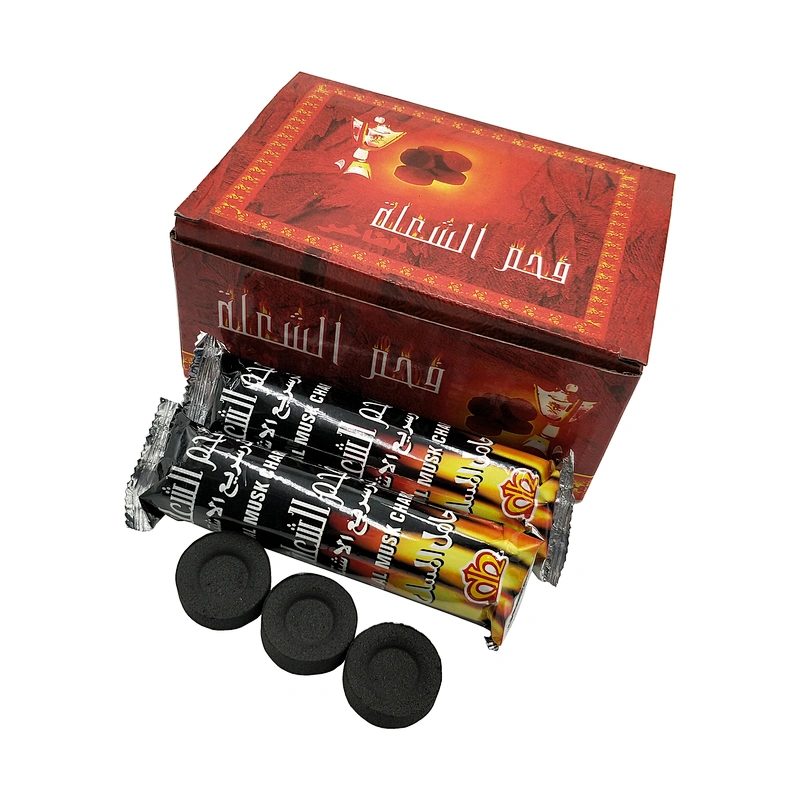 HQRH3380 HongQiang bamboo fruit wood charcoal round charcoal