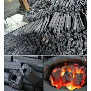 HongQiang Long Burning Bamboo Sawdust Briquette BBQ Charcoal