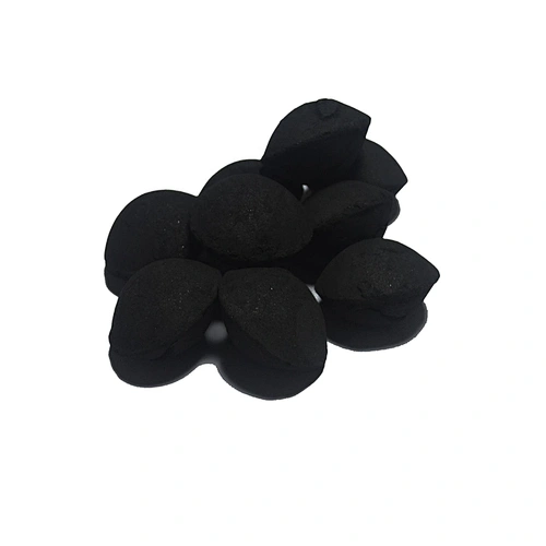 Hongqiang Bamboo Briquette Pillow Round Shape BBQ Charcoal
