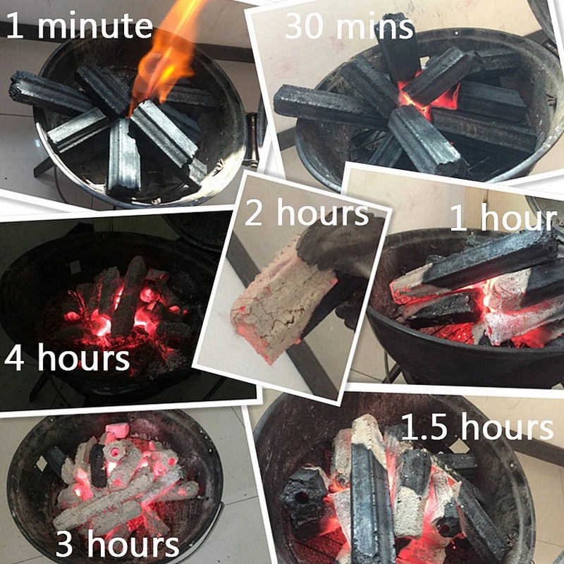 HQBQ0006 HongQiang Smokeless No Smell Wood sawdust charcoal