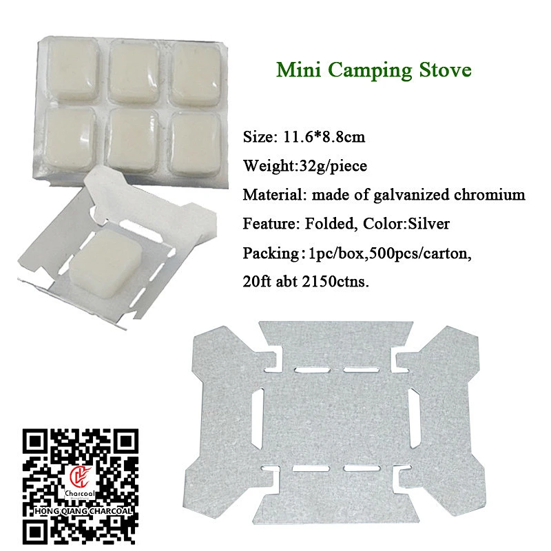 HQ Outdoor Army Mini Folding Solid fuel Tinplate Camping stove