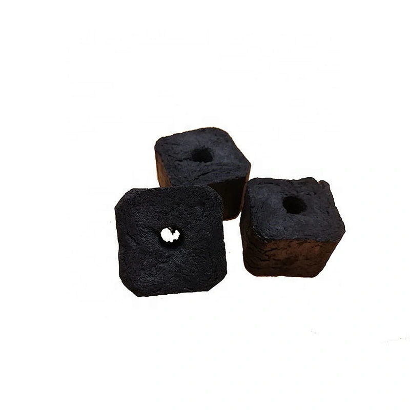 HQSH4220 HongQiang Square cutting charcoal for hookah Fruit wood Shisha charcoal