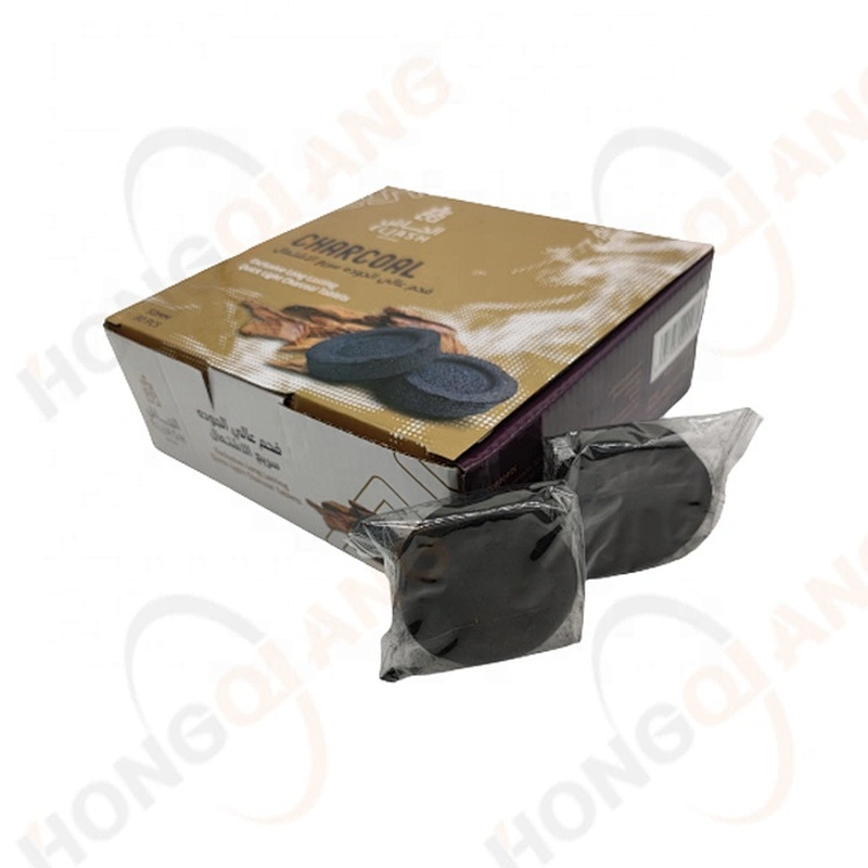 HQRM5030 HongQiang Insense coal Instant light coal for Shisha Round Charcoal