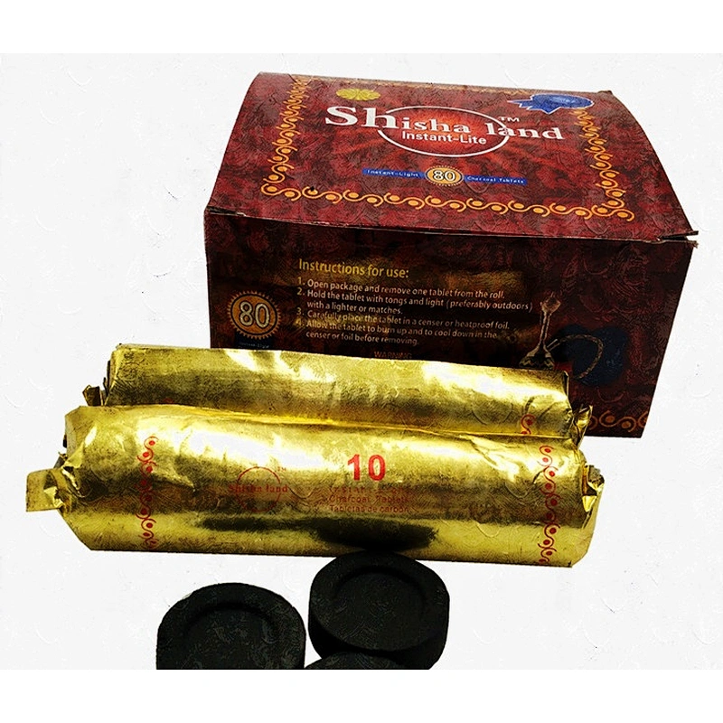HongQiang Pure fruit three wood swift light shisha hookah charcoal