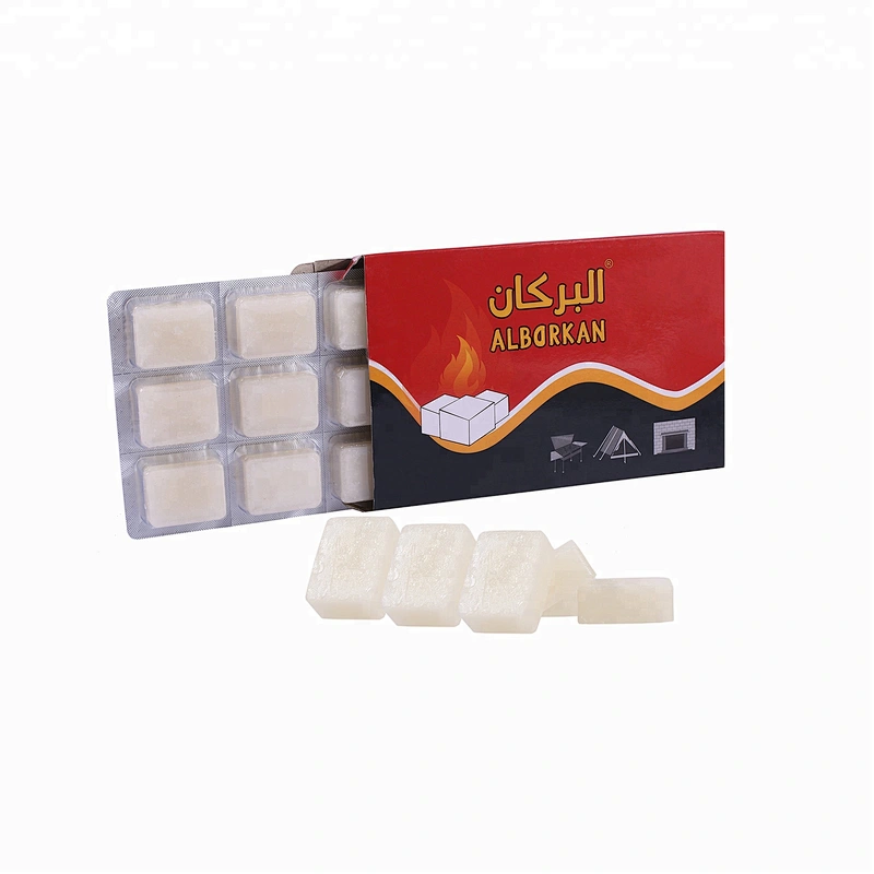 HongQiang new arrival bbq charcoal fire lighter hexamine solid fuel cubes