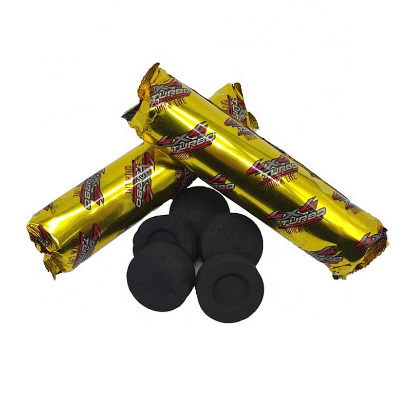 HQRM3880 HongQiang Insense Coal Hookah Shisha Charcoal Bahkoor  Round Charcoal