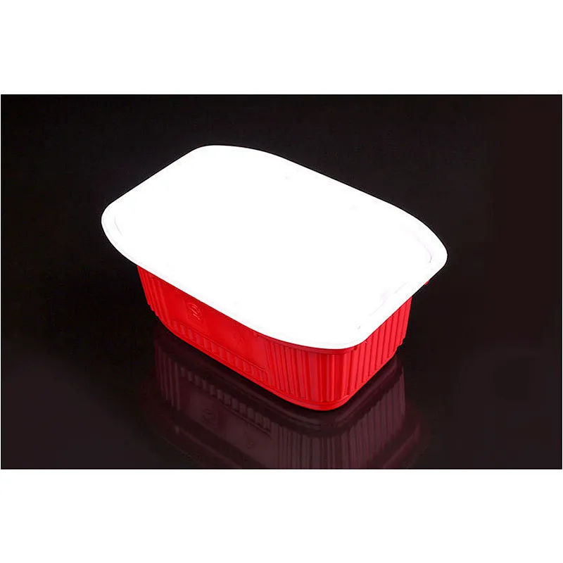 HQFC Hot Selling PP Plastic Disposable Take Away Food Container Heating meal