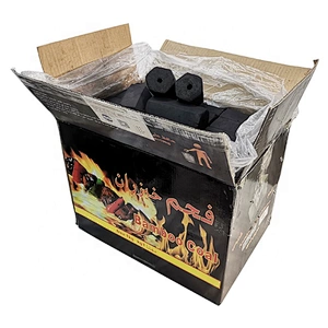 HQBQ0002 Hongqiang Machine Made Coal Compressed Smokeless Bamboo BBQ Charcoal Briquette