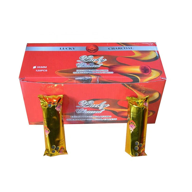 HongQiang  Round Tablets Smokeless Wood Hookah Charcoal