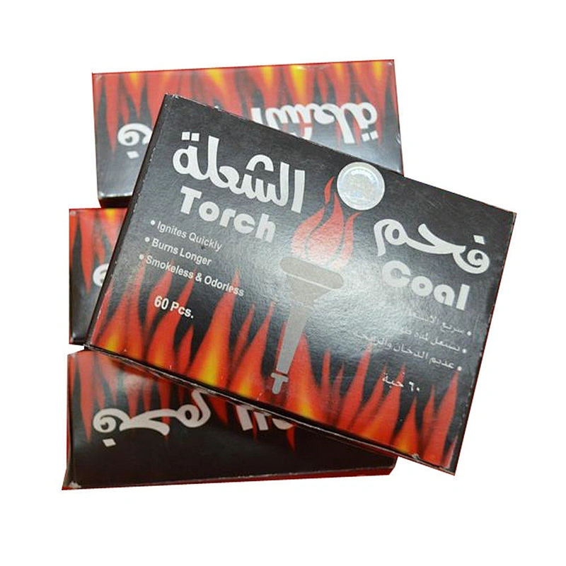 HQHS0030   Troch coal sliver shisha charcoal with ignites quickly sliver charcoal shisha