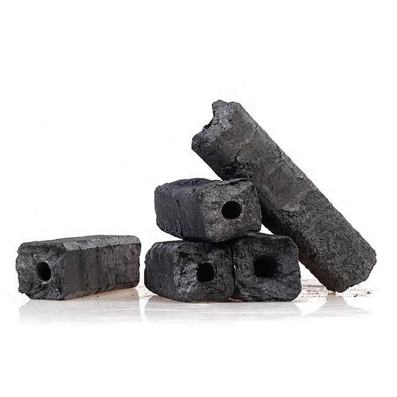 HQBQ0004 HongQiang High Quality  Long burning Square Bamboo Charcoal for BBQ