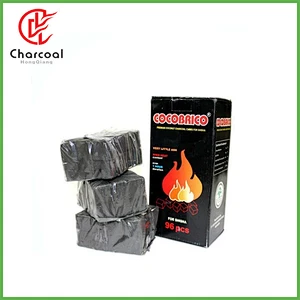 Hong Qiang Cocobrico 2.2cm coconut charcoal coco charcoal briquette for shisha