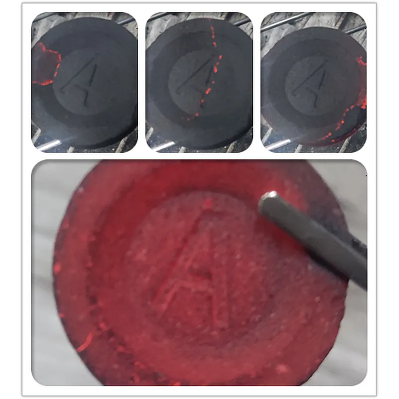 HQRM3301 HongQiang Instant Lighting Hookah Charcoal Barhook Charcoal Round Charcoal
