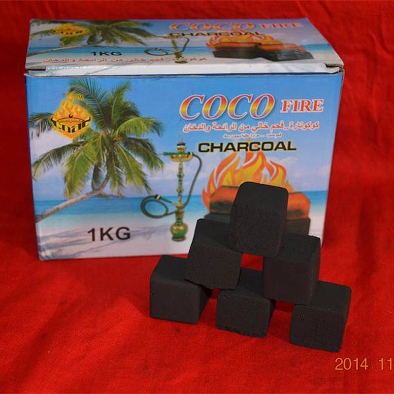 Hong Qiang cube bamboo magic coal for shisha