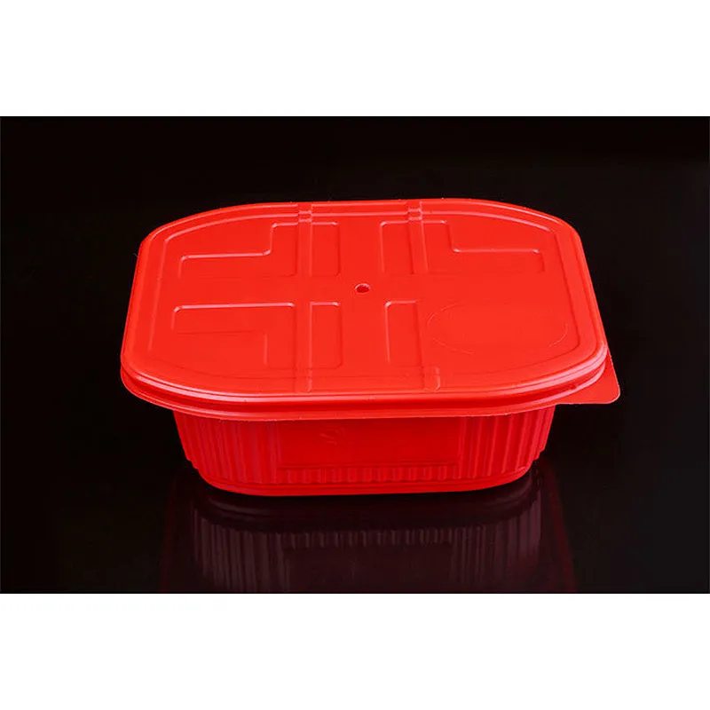 HQFC Hot Selling PP Plastic Disposable Take Away Food Container Heating meal