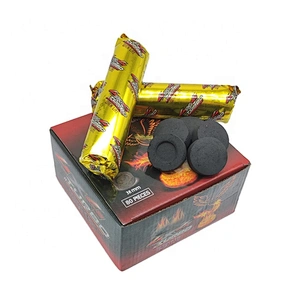 HQRM3880 HongQiang Insense Coal Hookah Shisha Charcoal Bahkoor  Round Charcoal