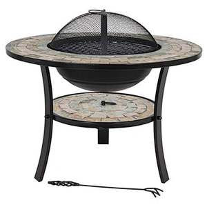 HongQiang Outdoor high-grade iron Mosaic grill table stove