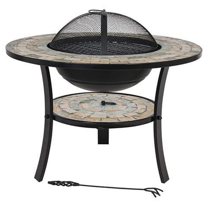 HongQiang Outdoor high-grade iron Mosaic grill table stove