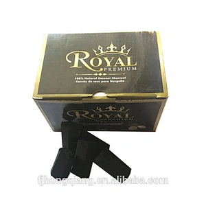 HongQiang Coconut Shell hexagonal Finger Shisha Charcoal