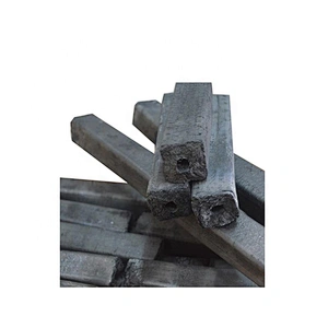 HQBQ0004 HongQiang High Quality  Long burning Square Bamboo Charcoal for BBQ