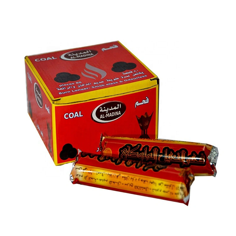 HongQiang Fruit Wood Shisha Round Charcoal Tablets for Hookah