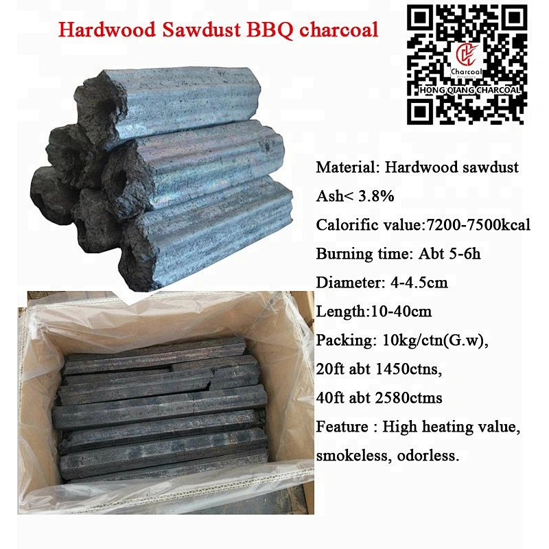 HQBQ0006 HQ Smokeless Sawdust Briquette Charcoal